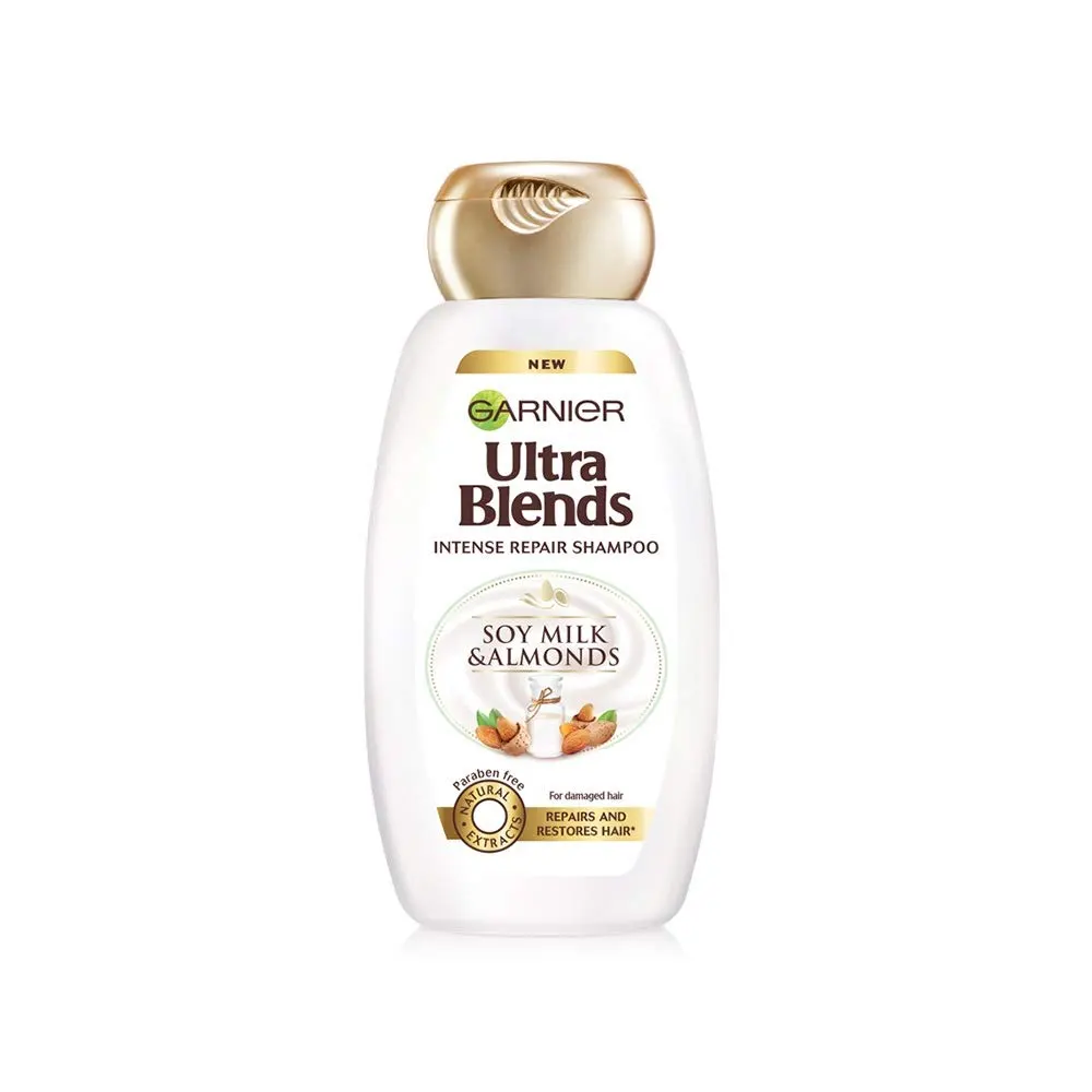 Garnier Ultra Blends Soy Milk And Almonds Intense Repair Shampoo 175Ml