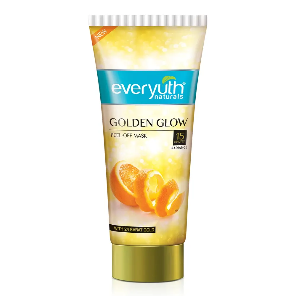 Zydus Wellness Everyuth Naturals Advanced Golden Glow Peel-Off Mask 90G