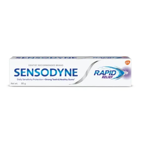 SENSODYNE RAPID RELIEF FLUORIDE TOOTHPASTE 80G