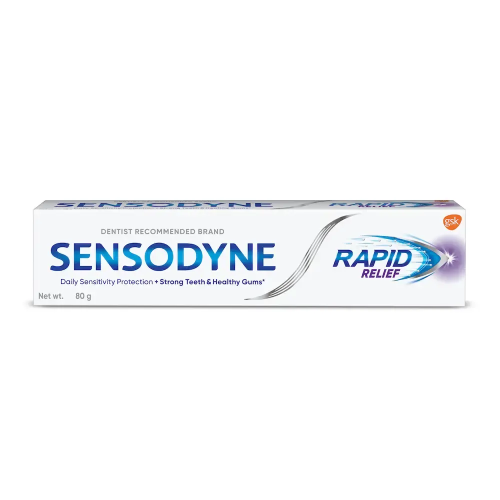 Sensodyne Rapid Relief Fluoride Toothpaste 80G