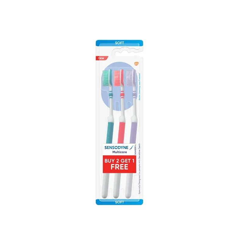Sensodyne Multicare Soft Toothbrush Buy 2 Get 1 Free 3N