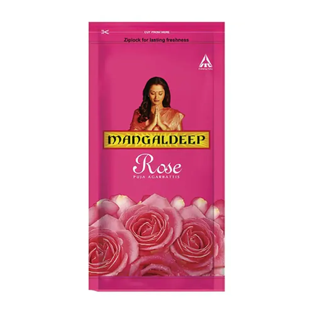 Itc Mangaldeep Gulab Zip Lock Pack 110Gm