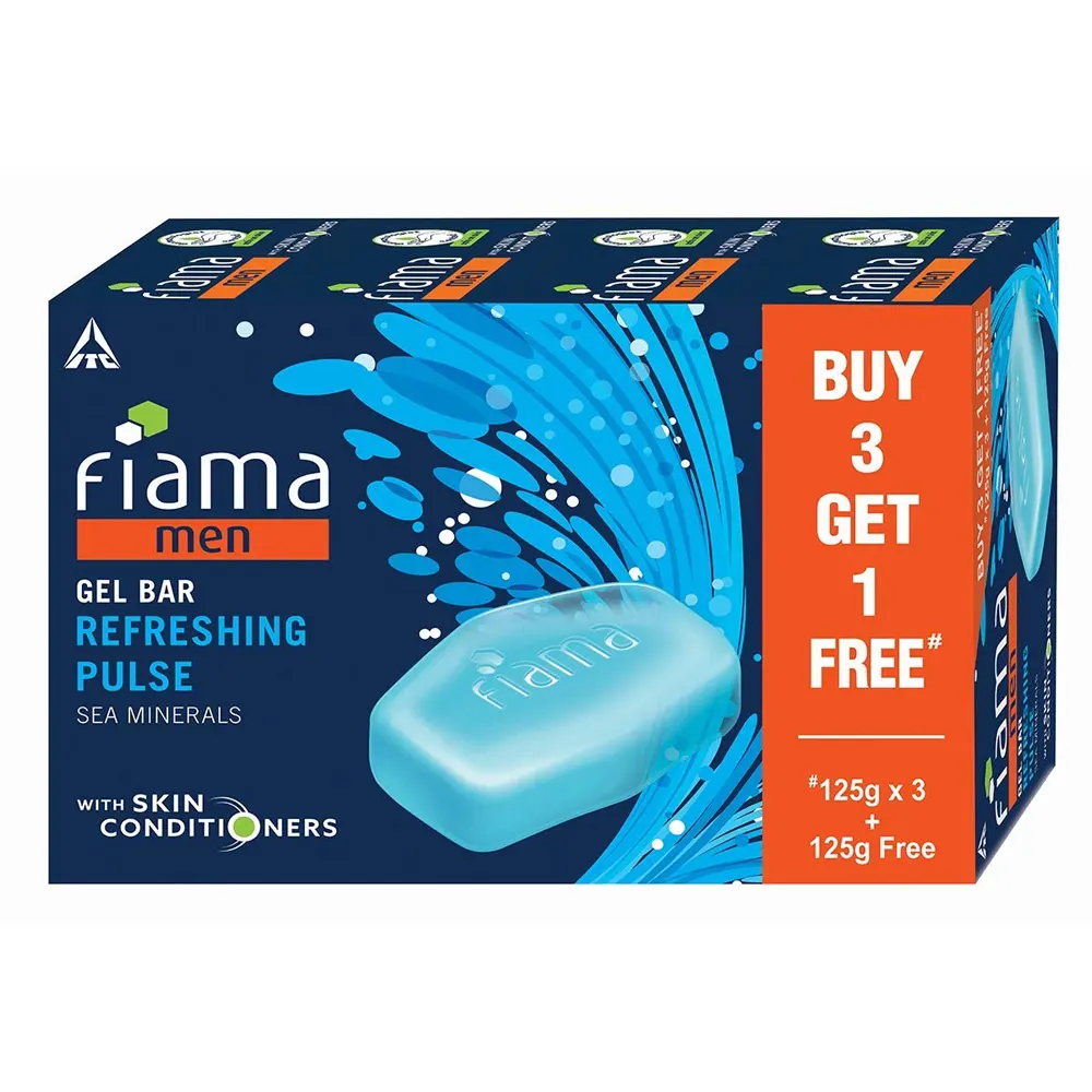 Itc Fiama Men Refreshing Pulse Gel Bar 500G