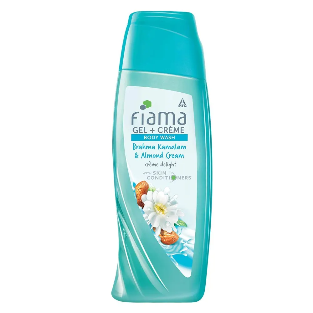 Itc Fiama Gel + Creme Brahma Kamalam And Almond Cream Body Wash 200Ml