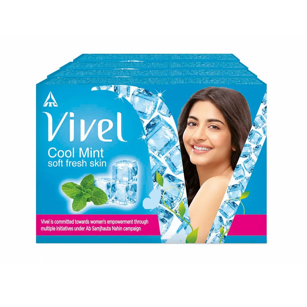 Itc Vivel Cool Mint Soft Fresh Skin Buy 4 Get 1 Free 500G