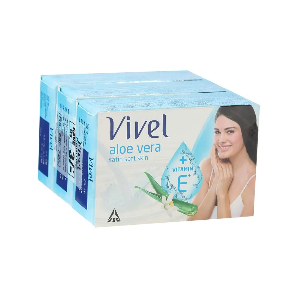 Itc Vivel Aloe Vera Satin Soft Skin + Vitamin E 100G X3 +100G Free