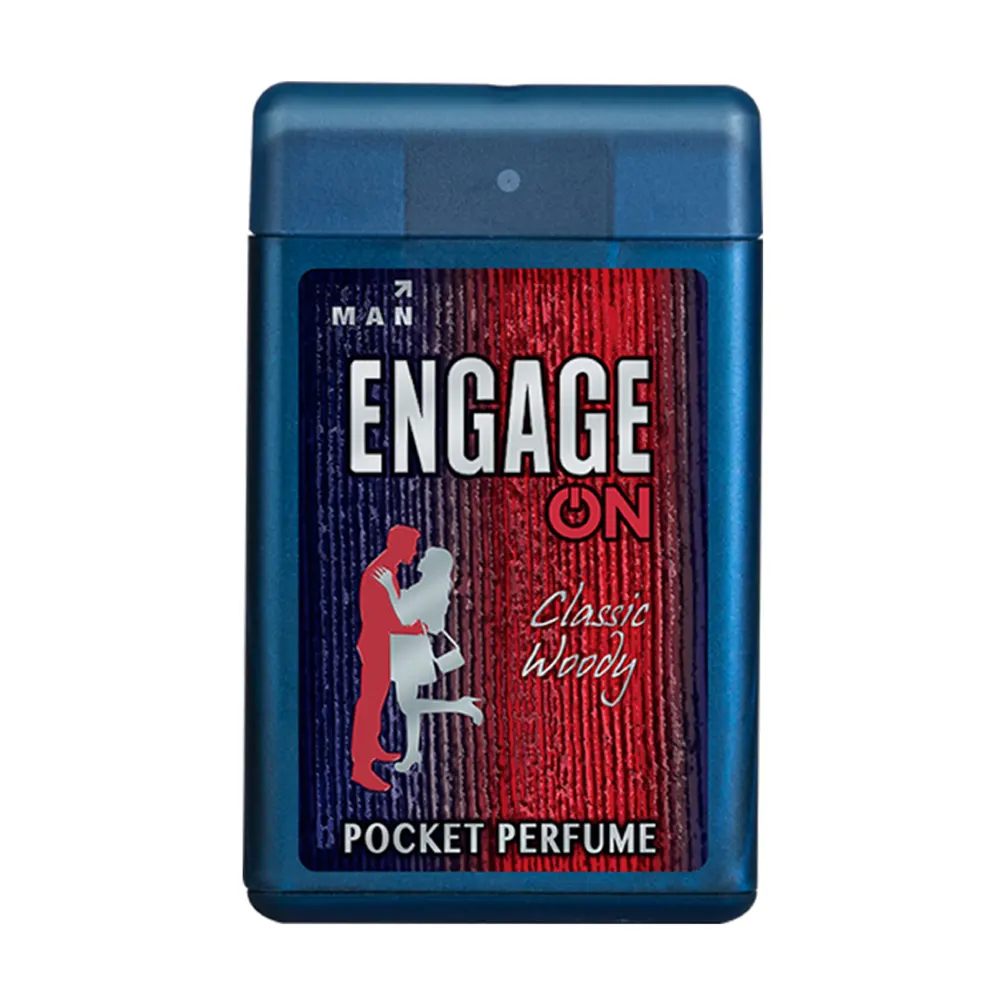 Itc Man Engage On Classic Woody Pocket Perfume 18Ml
