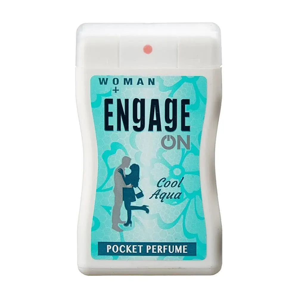 ITC WOMAN ENGAGE ON COOL AQUA POCKET PERFUME 17ML