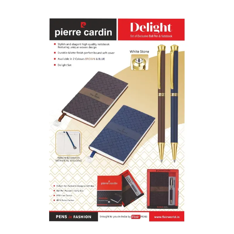 Pierre Cardin Delight Set (Set Of Exclusive Ball Pen And Note Book) 1N