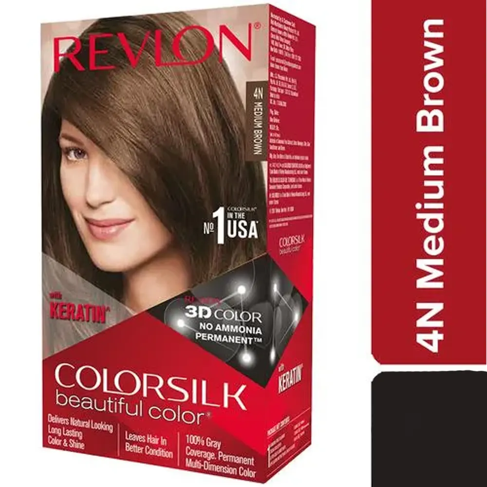 Revlon Colorsilk Beautiful Color 4N Medium Brown 91.8Ml