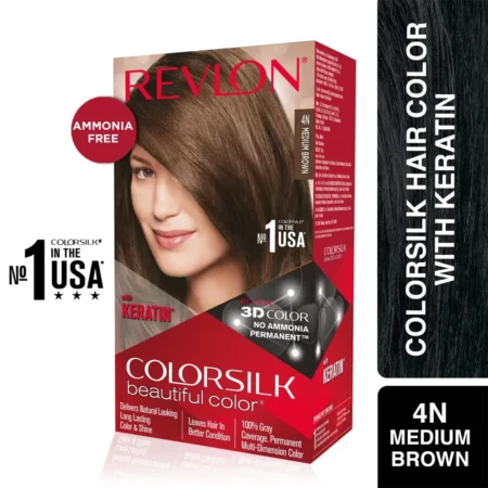 REVLON COLORSILK BEAUTIFUL COLOR 4N MEDIUM BROWN 1N