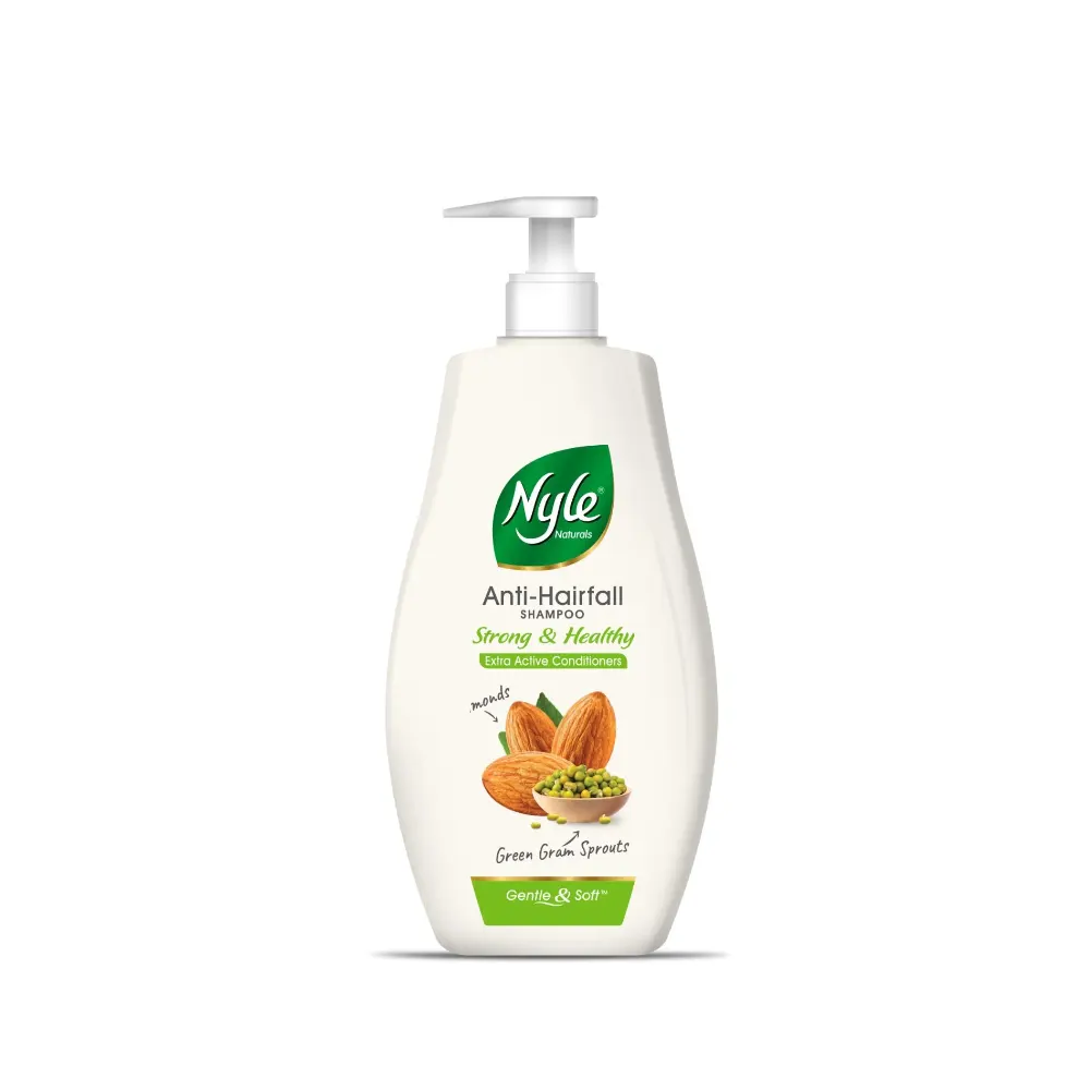 Nyle Naturals Advanced Shampoo Anti-Hairfall Strong And Healthy Hair 400Ml