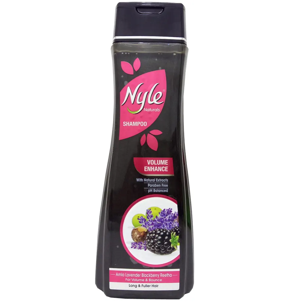Nyle Naturals Advanced Shampoo Volume Enhance Amla Lavender Blackberry Reetha 400Ml