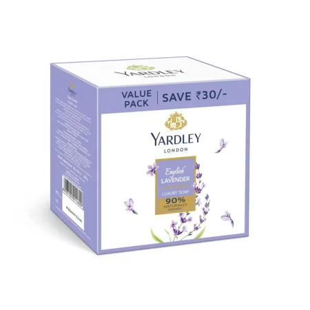 Yardley London English Lavender Luxury Soap 3*100G + Free 100G