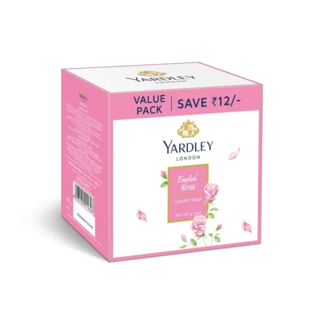 Yardley London English Rose Luxury Soap 3*100G + Free 100G