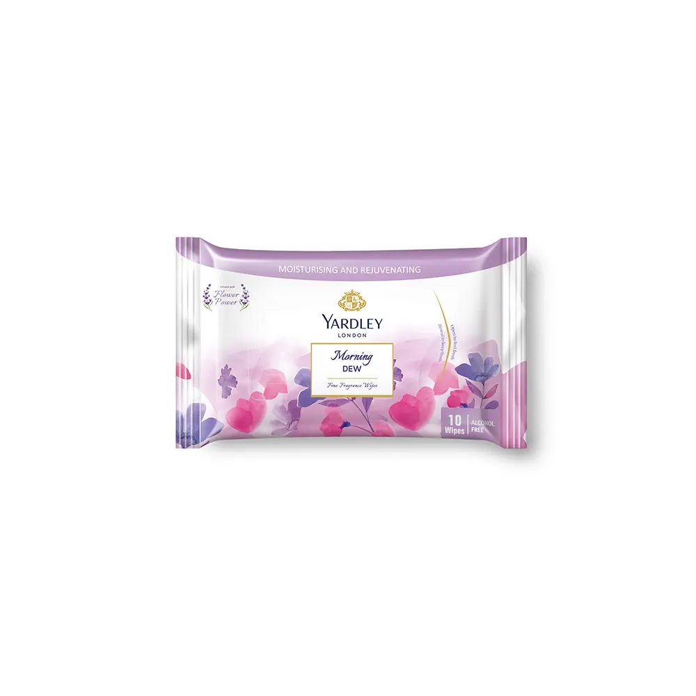 Yardley London Morning Dew 10 Wipes Alcohol Free