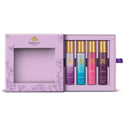 YARDLEY LONDON LUXURY PERFUME GIFTSET 4N X 18ML