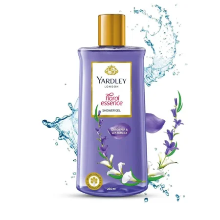 YARDLEY LONDON FLORAL ESSENCE SHOWER GEL GARDENIA AND WATERLILY 500ML
