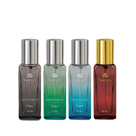 YARDLEY LONDON GENTLEMAN LUXURY PERFUME GIFT SET 4N X 20ML