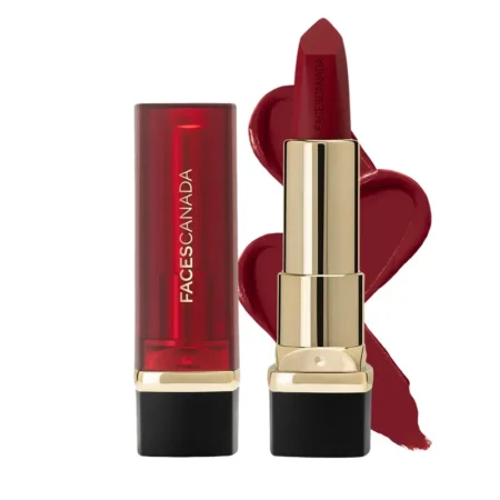 FACES CANADA COMFY MATTE CREME LIPSTICK HYALURONIC ACID AND COCOA BUTTER 6 SIP OF SHINE 4.2G