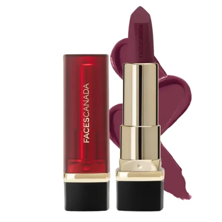 FACES CANADA COMFY MATTE CREME LIPSTICK HYALURONIC ACID AND COCOA BUTTER HYDRATING COMFORT 07 WILD AT HEART 4.2G