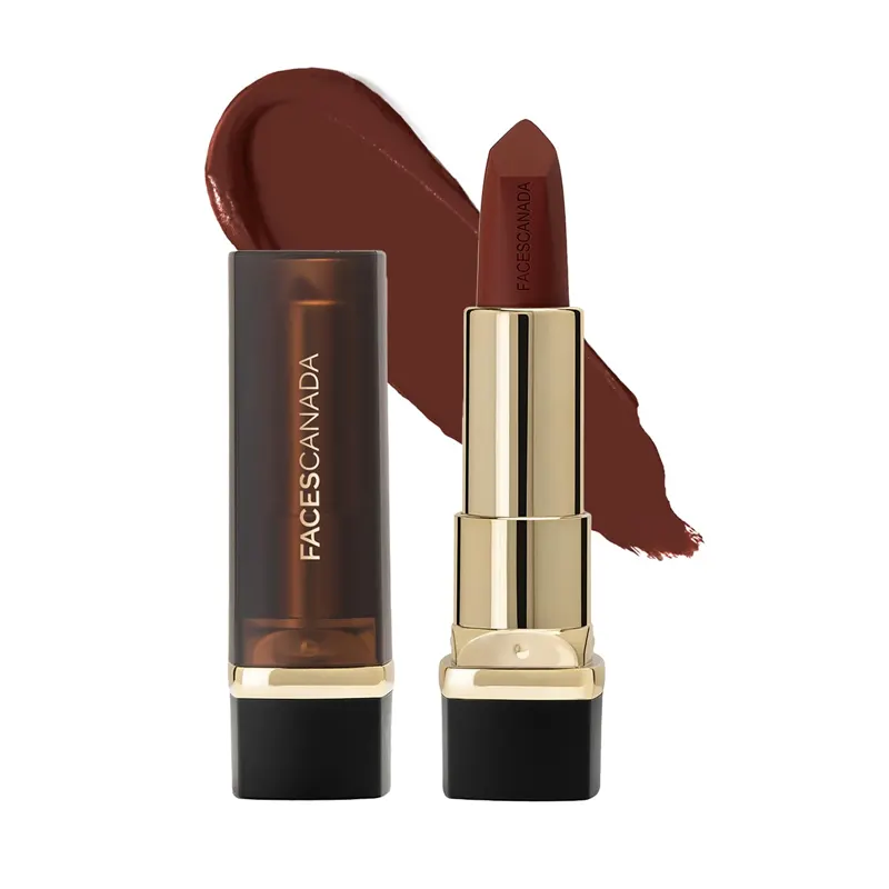 Faces Canada Comfy Matte Creme Lipstick Hyaluronic Acid &Amp; Cocoa Butter 9 Don'T You Mind 4.2G