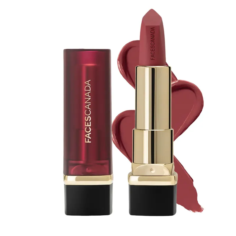 Faces Canada Comfy Matte Creme Lipstick Hyaluronic Acid & Cocoa Butter 18 Keep In It Real 4.2G