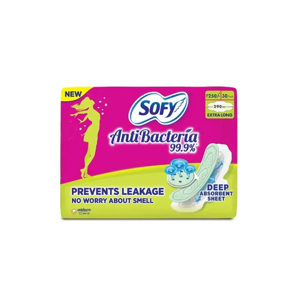 Sofy Anti Bacteria 99.9% Extra Long 30Pads