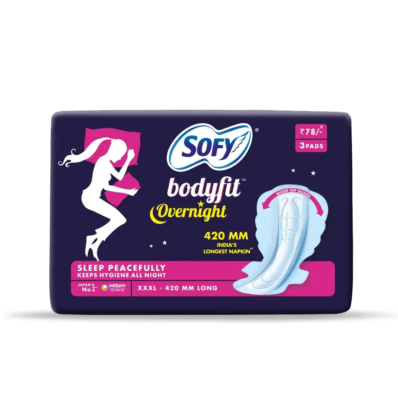 Sofy Bodyfit Overnight Xxxl 420Mm 3 Pads