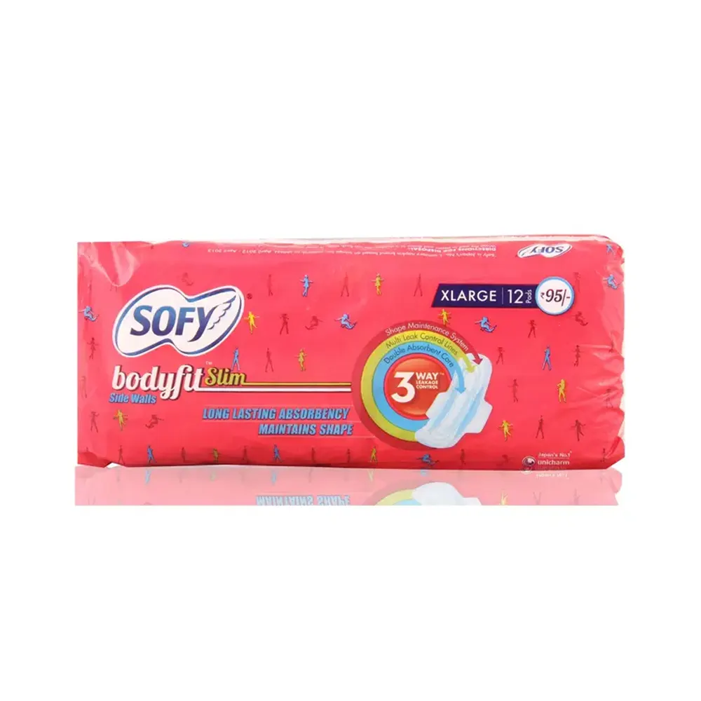 Sofy Bodyfit Slim Side Walls Xlarge 12 Pads