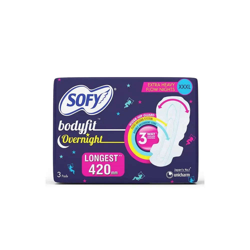 Sofy Bodyfit Overnight Xxxl 3 Pads