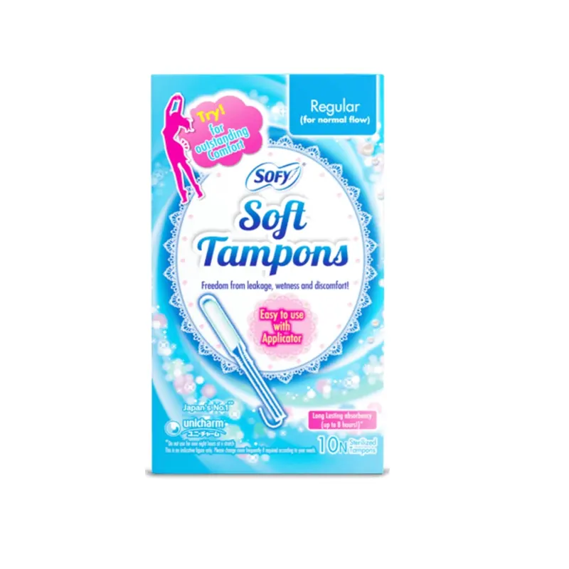 Sofy Tampons Fredom From Leakage Wetness And Discomfort 10N