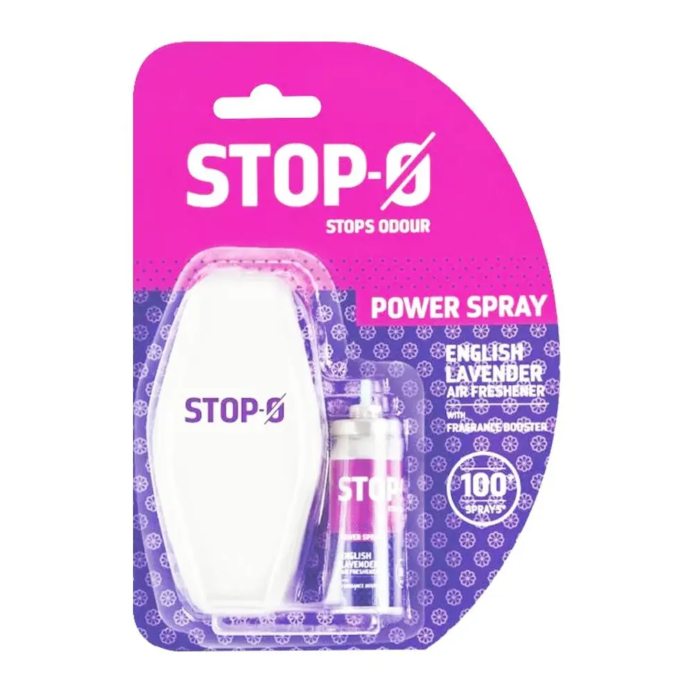 Stop-O Power Spray Air Freshner Combi Pack English Lavender 1U