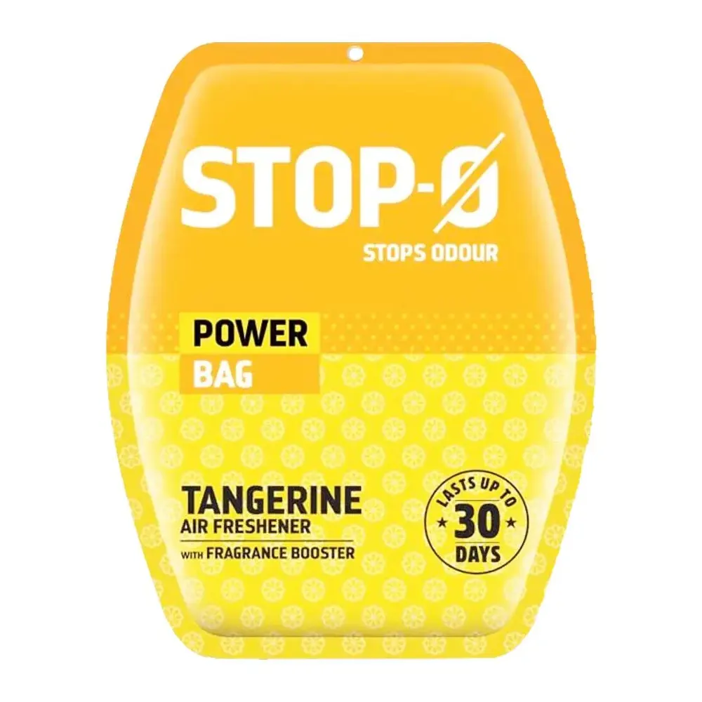 Stop-O Power Bag Tangerine Air Freshner 10G