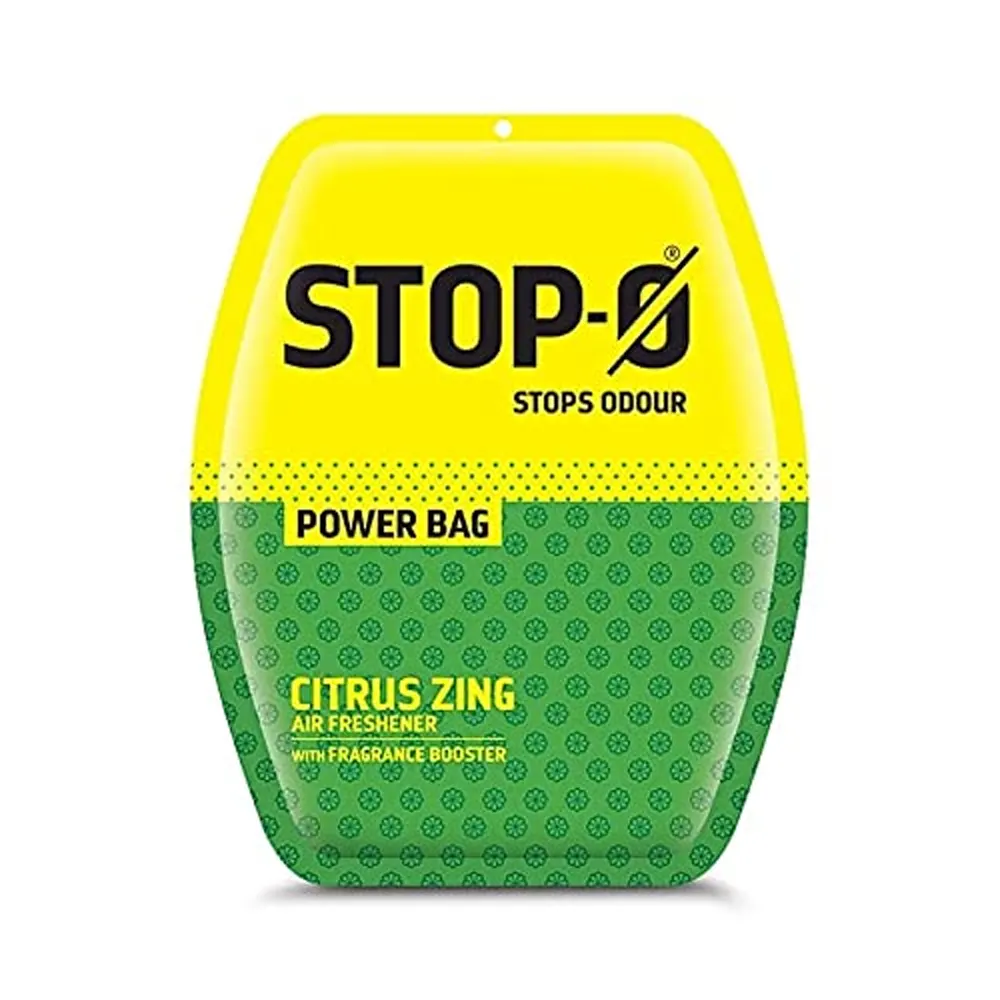 Stop-O Power Bag Citrus Zing Air Freshner 10G