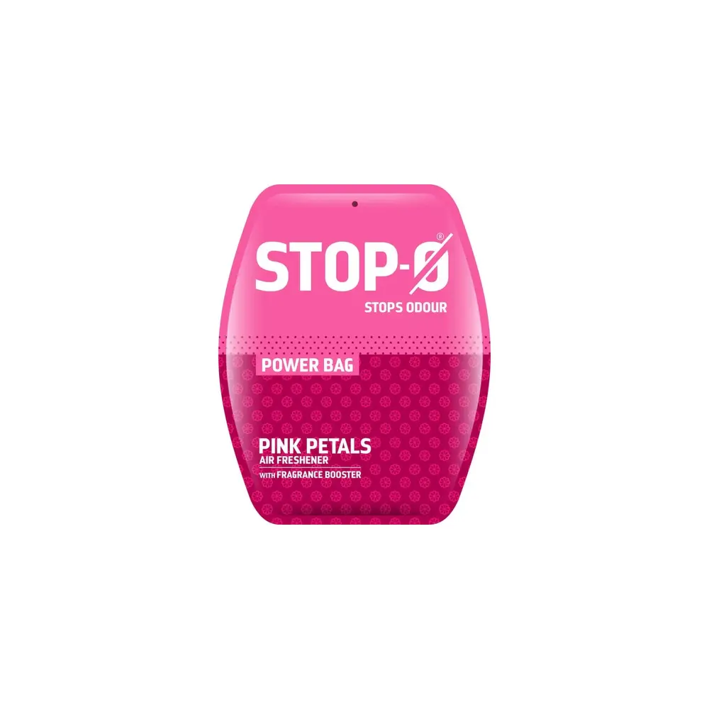 Stop-O Power Bag Pink Petals Air Freshner 10G