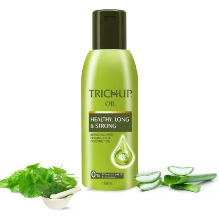 TRICHUP AYURVEDIC OIL HEALTHY, LONG & STRONG 0% MINERAL OIL SILICONES 100ML