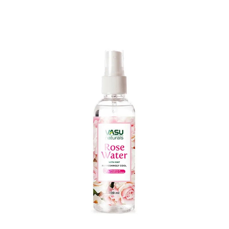 Vasu Naturals Rose Water With Mint 100Ml