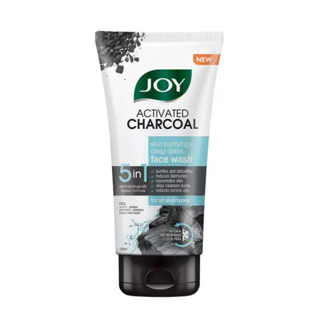 Joy Activated Charcoal Skin Purifying + Deep Detox Face Wash For All Type Skin 50Ml