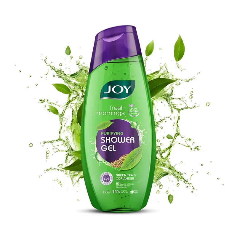 Joy Fresh Mornings Purifying Shower Gel Gren Tea & Coriander 250Ml