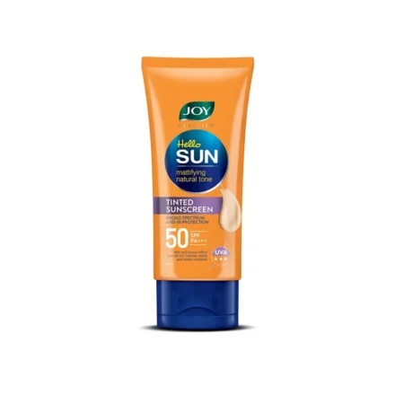 Joy Revivify Hello Sun Mattifying Natural Tone Tinted Sunscreen Broad Spectrum With Ir Protection 50Spf Pa +++ 60Ml