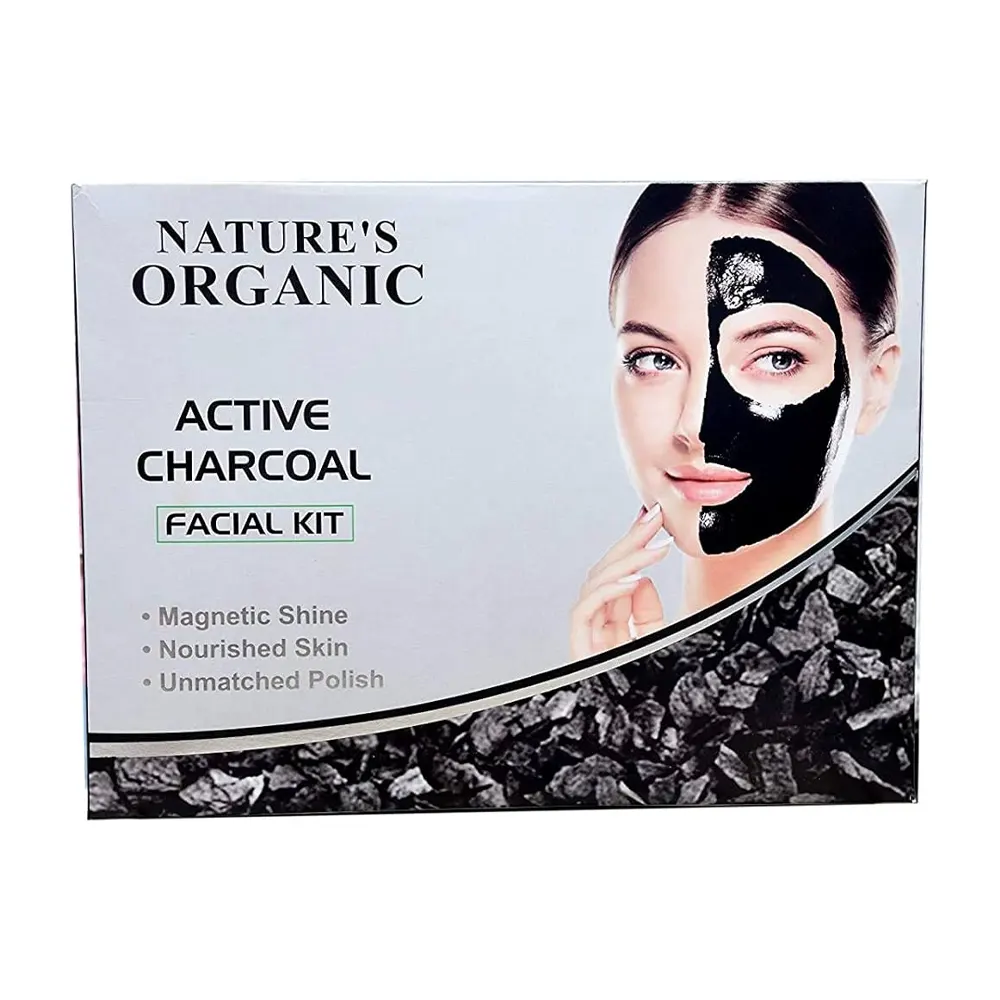 Nature'S Essence Aromatherapy Beauty Solutions Active Charcoal Facial Kit 475G+300Ml