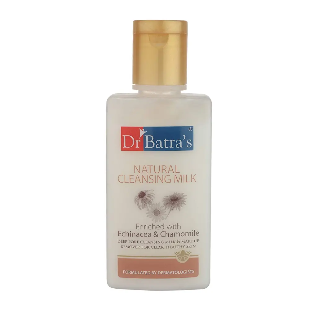Dr Batra'S Natural Cleansing Milk Enriched With Echinacea And Chamomile 100Ml