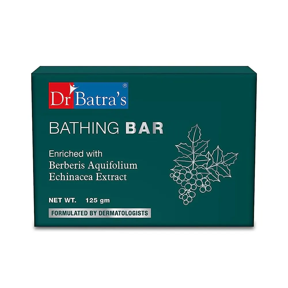 Dr Batra'S Bathing Bar Enriched With Berberis Aquifolium And Echinacea 125G