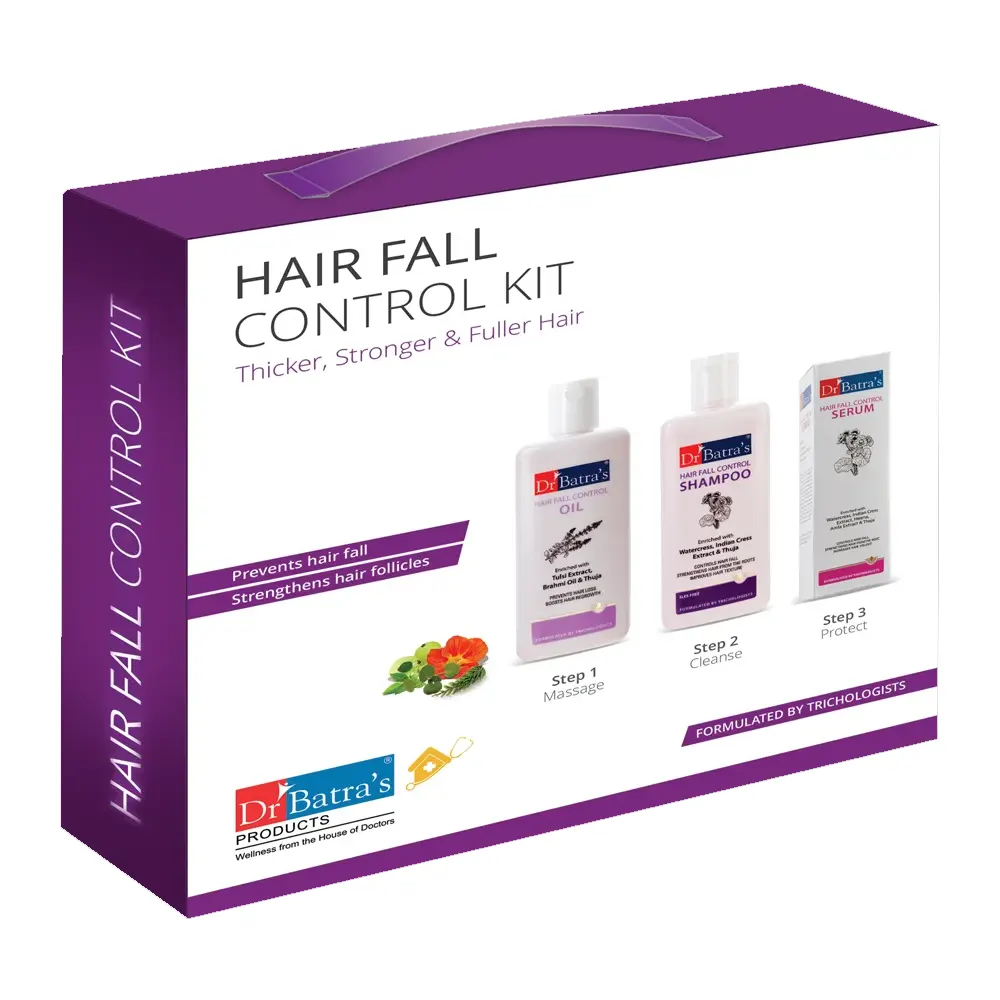 Dr Batra'S Hair Fall Control Kit Thicker Stronger And Fuller Hair 1N