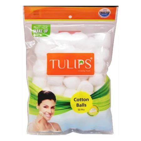TULIPS MAKE UP COTTON BALLS 50N