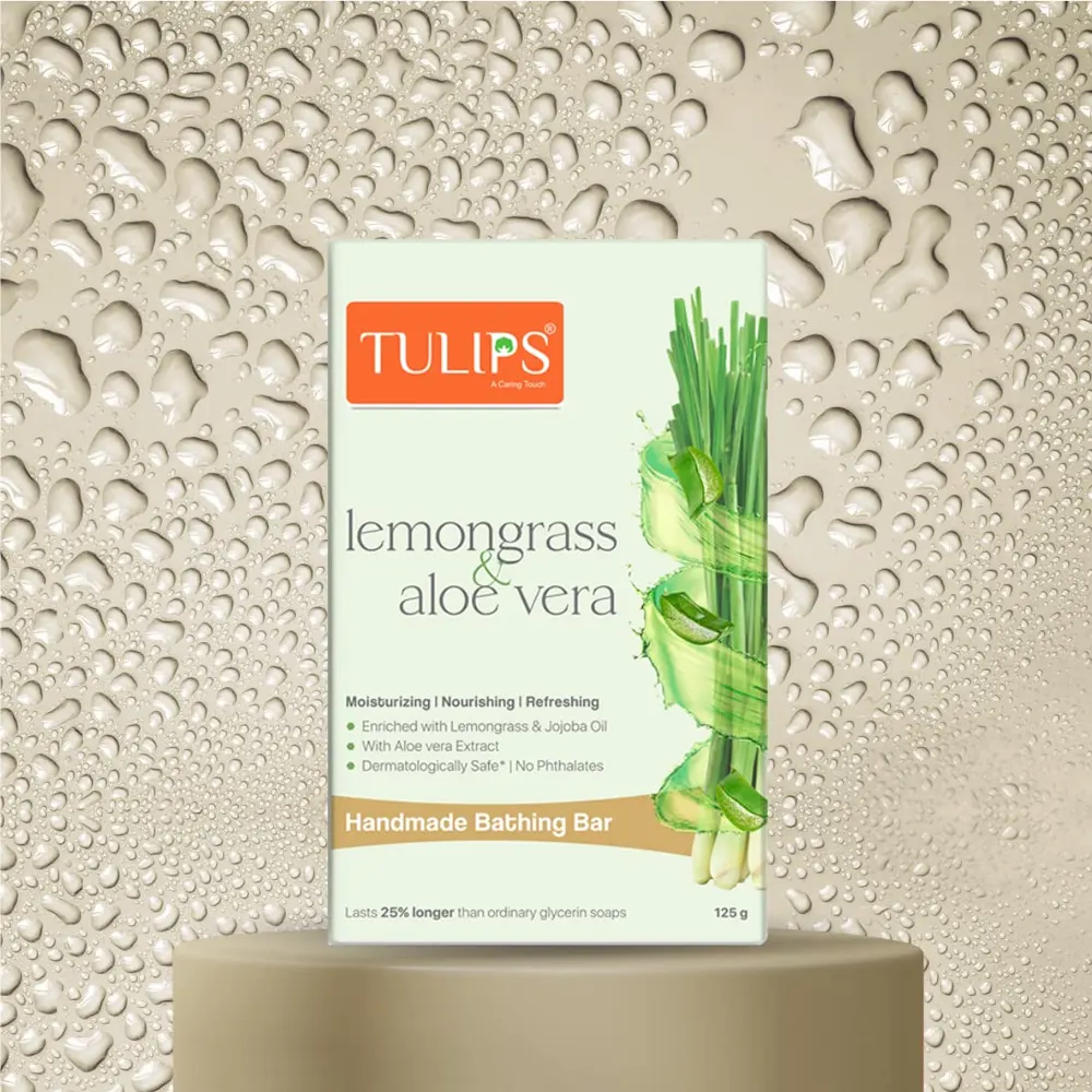 Tulips Lemongrass And Aloe Vera 125G