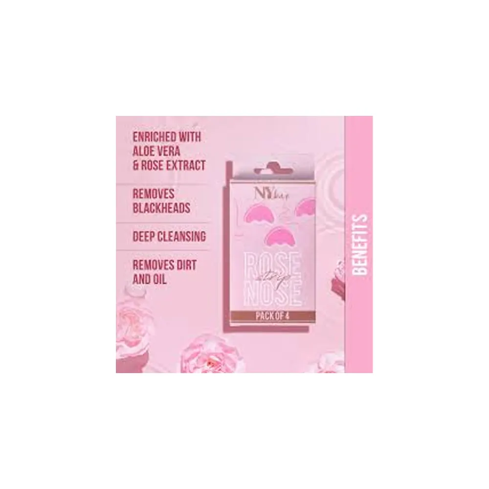 Ny Bae Rose Nose Strips Pack Of 4 N