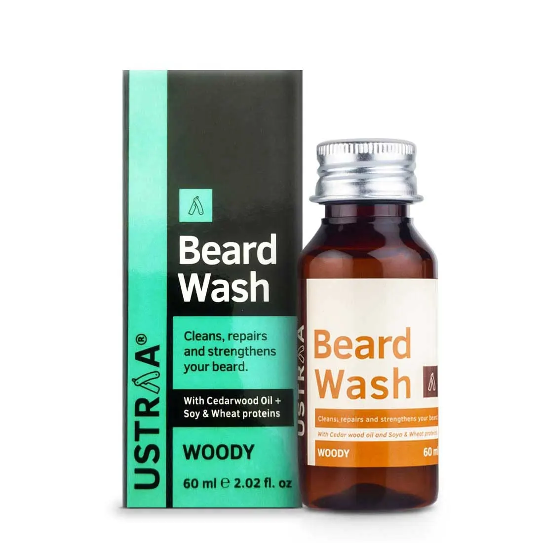 Ustraa Beared Wash Woody 60Ml