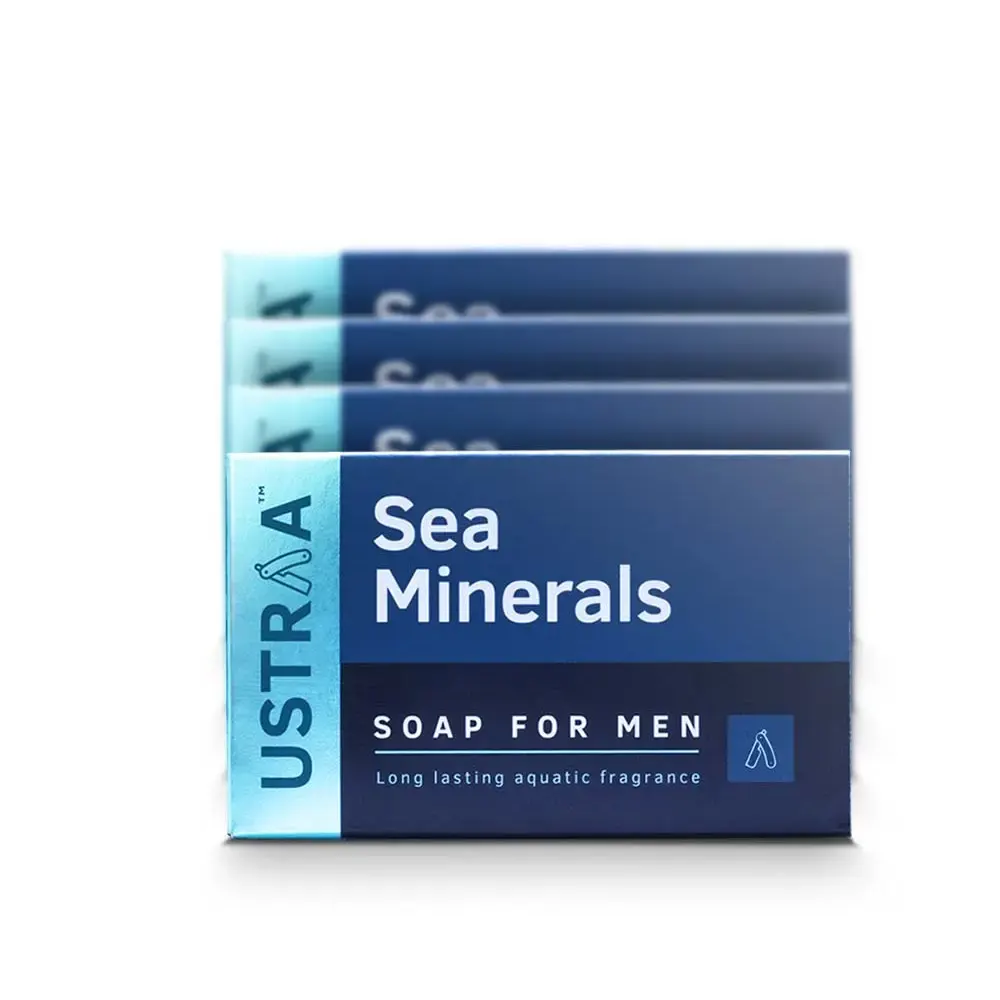 Ustraa Sea Minerals Soap For Men 4*100G